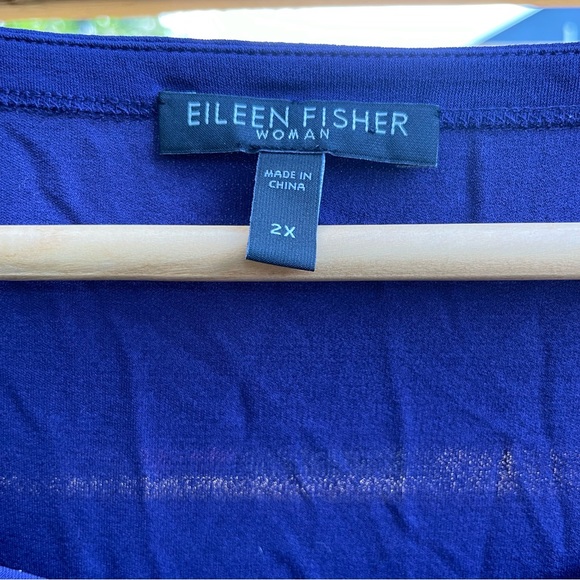 EF Silk Tee Indigo Blue - Picture 2 of 5
